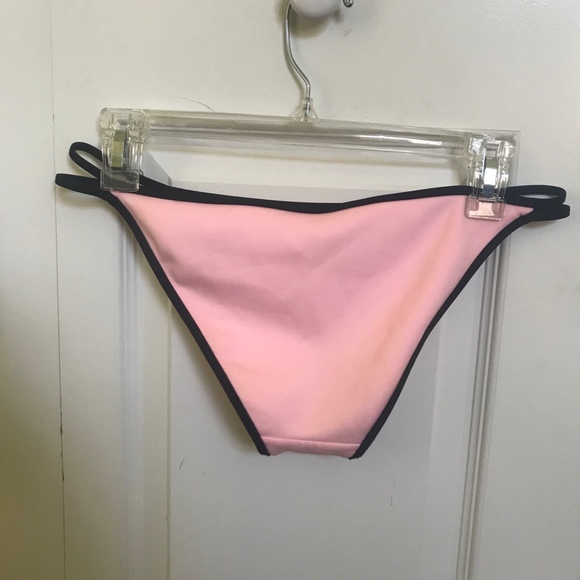Pink String Bikini Bottoms - Picture 2 of 4